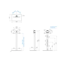 CAVUS SQUARE Acero inoxidable
