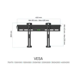 CAVUS WMF001 SOPORTE 32"-55"