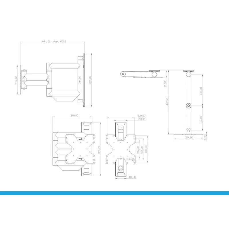 CAVUS WMV8050 26"- 65"